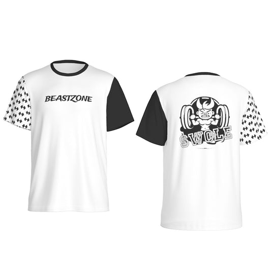 All-Over Print Men's O-Neck Sports T-Shirt swole BeastZone print
