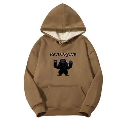 Men's Fleece-lined Hooded Sweatshirt|410GMS (DTF) BeastZone print